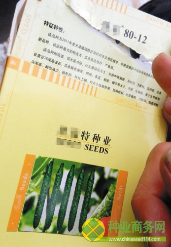 種子的包裝袋上清晰的印著&ldquo;80-12&rdquo;。