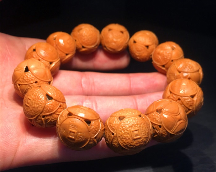 22-猴頭核桃核雕-財源滾滾