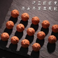 供應(yīng)蘋果圓猴頭核桃串珠原料